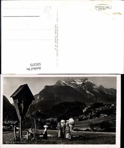 535375,Kreuz bei Hochsteg Zillertal Mayrhofen Bäuerinnen Bauern Tracht  - Picture 1 of 1