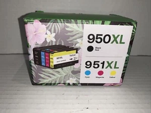 (4) Ink Cartridges for HP OfficeJet ProH-9500xlb - H-951xlc - H-951xly - H-951m - Picture 1 of 5