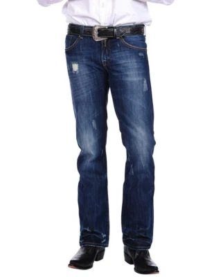 Stetson Western Denim Jeans Mens Rocks Dark Wash 11-004-1014-3000 BU - Image 1 of 3