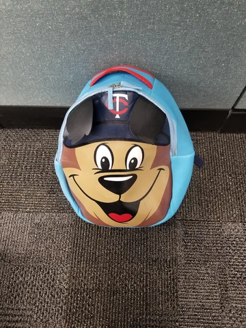Bear Baseball Backpack Cute, Target Field Exclusive, TC SGA Kids Minnesota Twins Cover