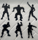 6 Fortnite Emotes Tänze Wand Bild Karte Szeene 3D Druck Kunst Doodle Merch