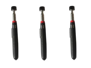 3 x Teleskop Pick Up mit Magnet bis ca. 65 cm Magnetheber Magnetstab bis 2,3 KG - Bild 1 von 1