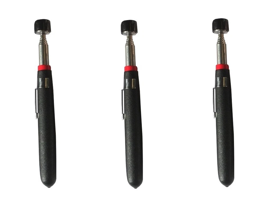 3 x Teleskop Pick Up mit Magnet bis ca. 65 cm Magnetheber Magnetstab bis 2,3 KG