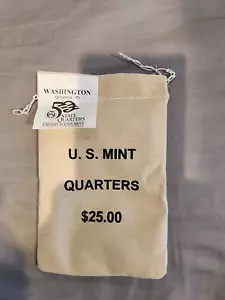 2007-P Washington State Quarters $25 Sewn Mint Bag (100 Coins) - Picture 1 of 1