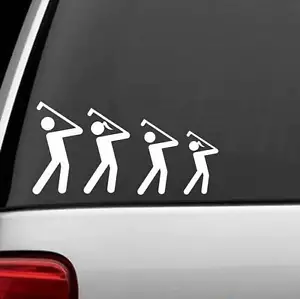 GOLF FAMILY AUFKLEBER STICKER für PKW LKW SUV VAN CART DRIVER PUTTER BAG CLUB WAND - Bild 1 von 3