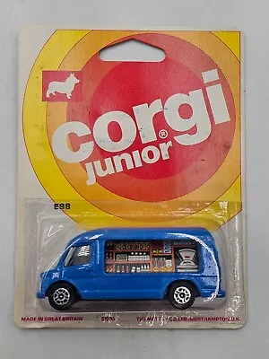 1976 Corgi Juniors Mercedes Mobile Grocery Shop #E98, Sealed on Card, 1/64 Scale - Image 1 of 2