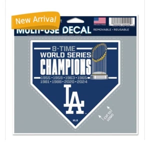 Los Angeles Dodgers 2024 World Series 5x6” Multi Use Decal MLB - Picture 1 of 1