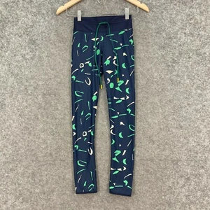 The Upside Womens Leggings Size XXS XS Blue 7/8 Length Drawstring Stretch 23314 - Picture 1 of 12