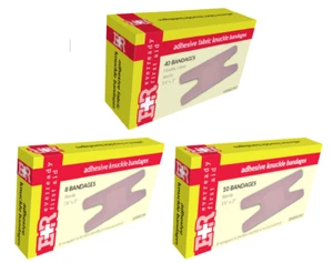 EVER READY FLEXIBLE FABRIC ADHESIVE BANDAGES FOR KNUCKLE - Picture 1 of 4