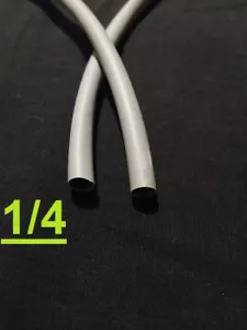 Tubo de poliolefina retráctil térmico 1/4"" pulgada 6,3 mm gris pizarra 2:1"" (1 pie) - Imagen 1 de 6