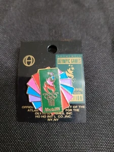 Atlanta  1996 Olympic Games Pin With Original Card NEW - Picture 1 of 11