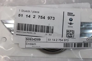 FOR 08-15 Mini Cooper Wings Logo Front Hood Emblem R56 R55 R57 R58 R59 GENUINE - Picture 1 of 5