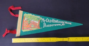 My Old Kentucky Home Bardstown Kentucky Felt Pennant Flag: Vintage - Picture 1 of 7