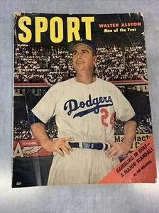 1956 SPORT MAGAZINE MARCH WALTER ALSTON ON COVER - Bild 1 von 8