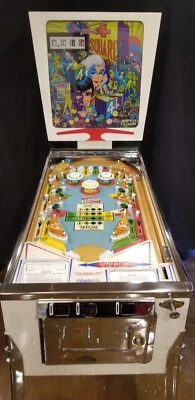 Máquina de pinball 4 cabezas de cuña cuadradas (Gottlieb) 1971 - TOTALMENTE RESTAURADA Foto 1 de 4