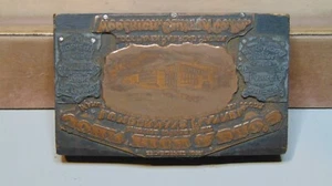 BLOQUE DE IMPRESORAS DE PRENSA DE CARTAS DE COLECCIÓN WOOLRITCH WOOL CO JOHN RITCH&BRO'S - Imagen 1 de 12