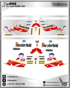 Adesivi XTZ 750 SUPERTENERE 1989 Xt 750 Z grafiche/stickers/decal super tenere - Imagen 1 de 1
