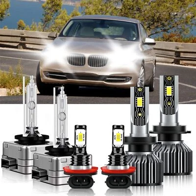 Faros LED luz antiniebla haz alto/bajo 6500K para BMW 535i GT 2010-2011 Foto 1 de 4