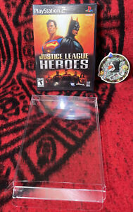 Justice League Heroes Sony PlayStation 2 PS2 NEW FACTORY SEALED w/ Protector