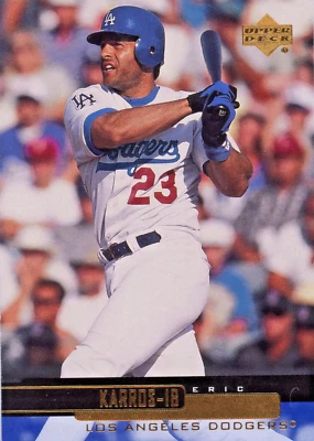 Tarjeta Eric Karros 2000 Upper Deck #413 Los Angeles Dodgers envío gratuito Foto 1 de 2