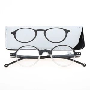 Paquete de 2 gafas de lectura redondas ovaladas retro vintage lector de bisagras de resorte +1,00 ~+3,50 - Imagen 1 de 10