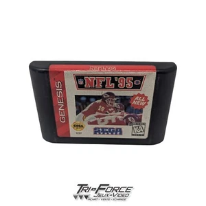 NFL' 95 Sega Genesis SG Authentic Cat ONLY tested - Bild 1 von 1