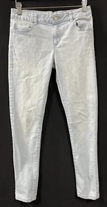 Wonder Nation Girls Youths Skinny Blue Cotton Denim Jeans Pants Size 14 - Picture 1 of 14