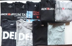 Bekleidungspaket Oberteile Heeren - 2 Kapuzenpullover & 7 T-Shirts Gr. M - Bild 1 von 14
