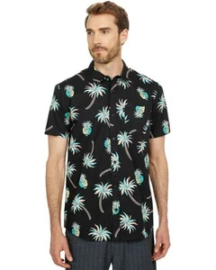 Rip Curl Men's BLACK MULTI Oasis Party Short Sleeve Woven Shirt, X-Large - Picture 1 of 5