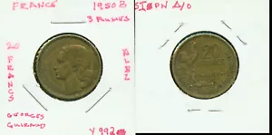 WORLD COINS FRANCE 1950B 20 FRANCS CH EF (G141) - Picture 1 of 1