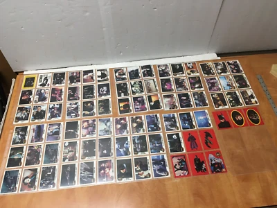 Lote de 80 tarjetas incompletas de la película Topps Batman 1989 serie 1 y 2 Foto 1 de 4
