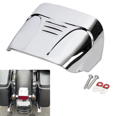 Chrome Tail Light Visor Cover For Harley Road King Electra Street Glide FLHX Foto 1 de 4