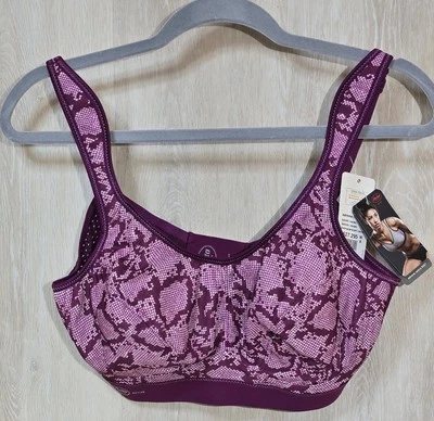 Sujetador deportivo Anita Extreme Control 40 Copa B Rose Berry NUEVO CON ETIQUETAS NUEVO Mastectomía  Foto 1 de 4