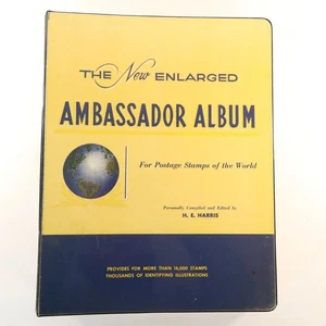 El nuevo álbum embajador ampliado álbum mundial 1961. Algunos sellos en su interior. - Imagen 1 de 7
