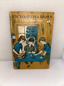 ENCYCLOPEDIA BROWN TRACKS THEM DOWN 1971 HC #8 - Picture 1 of 14