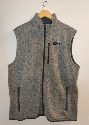 Chaleco Suéter Patagonia Better Para Hombre - XL - Gris Lavado a Piedra Vellón Cremallera Completa Foto 1 de 4
