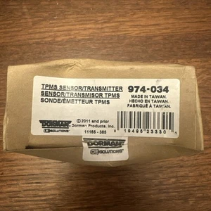 Dorman 974-034 Tire Pressure Monitoring System Sensor-TPMS Sensor - Picture 1 of 2