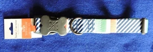 1" Adjustable Nylon Large Dog Collar 17"-25" Multicolored Bow & Arrow Marketing - Picture 1 of 2
