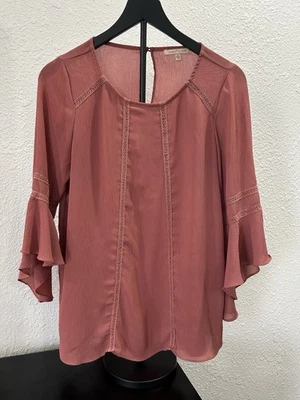 Manga campana Gibson Latimer para mujer malva 3/4 talla pequeña Foto 1 de 4