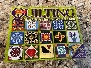 QUILTING BLOCK & PATTERN A DAY 2008 DESIGNS 200+ EUC - Picture 1 of 6
