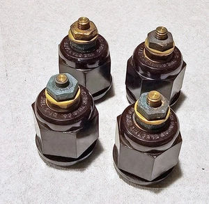 (4) Conector de montaje en panel DF-5 receptáculo baquelita - Standard Electric Time Co. - Imagen 1 de 5