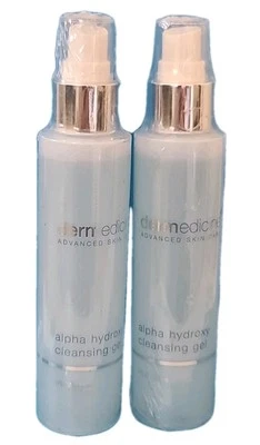 2 × Dermedicina • Gel Limpiador Alpha Hydroxy, 4 fl. oz / 120 ml NUEVO Y SELLADO  Foto 1 de 4
