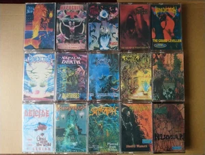 Tapes Lot: Benediction Deicide Morbid Angel Suffocation Napalm Death Monstrosity - Picture 1 of 1