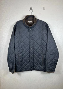 Peter Millar Jacket Mens XL Blue Suffolk Quilted Travel Coat Puffer Adult Preppy - Picture 1 of 10