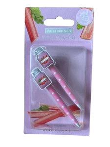 2 x Wickford & Co Luxury Air Freshener wild rhubarb Boxed for car vent - Picture 1 of 2