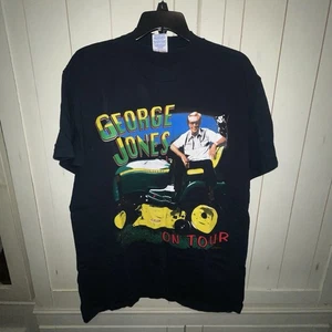 Vintage 90’s George Jones Tour Tee Shirt. John Deere Promo Country Traktor groß - Bild 1 von 5