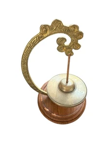 Vintage Tibetan Buddhist Brass Tingsha Gong Chime Prayer Mantra Meditation - Picture 1 of 5