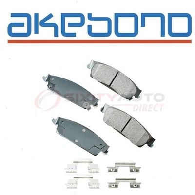 Akebono Pro-ACT Rear Disc Brake Pad Set for 2007-2014 Chevrolet Tahoe - ti Foto 1 de 4