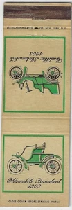 Matchbook Cover Antique Automobile FS Complete Your Set Green 1903 Cadillac - Picture 1 of 3