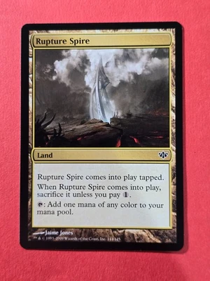 2009 Magic The Gathering Conflux #144 Rupture Spire, Land, C, NF, cd3 - Image 1 of 3